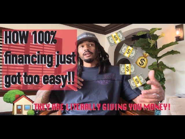 How mortgage LENDERS Just made 100% financing too easy!!! Take advantage now!