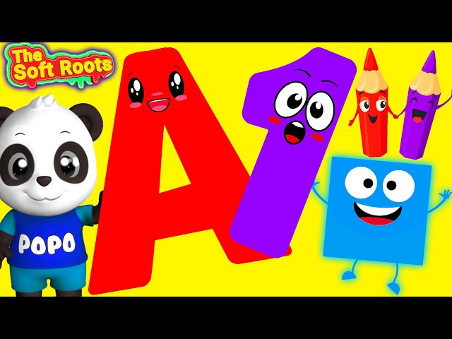 Learn ABC Phonics Shapes Numbers Colors | Preschool Learning Videos For 3 Year Olds | #kidsvideos