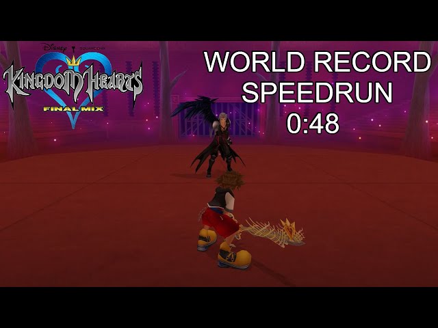 KH FM [Proud Mode] Sephiroth [WR] Speedrun 0:48 [WORLD RECORD]