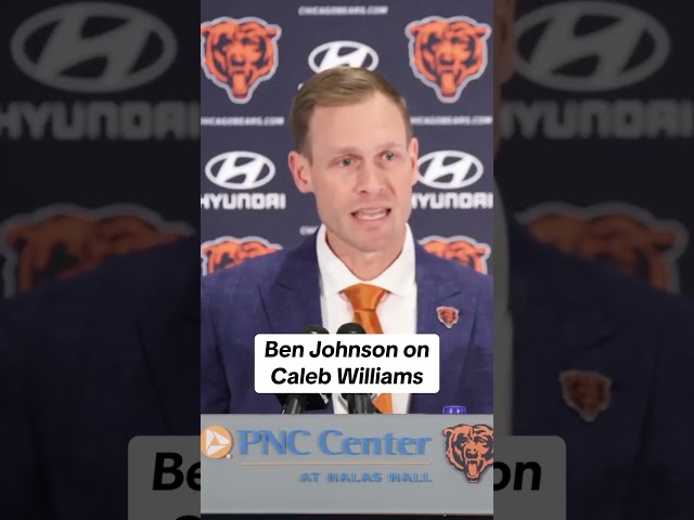 New Bears Head Coach, Ben Johnson, speaks on Caleb Williams and his plan ✍️ #nfl #bears #benjohnson