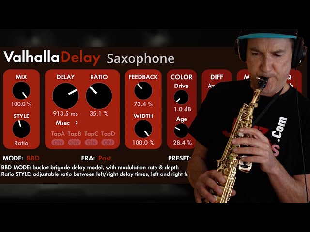 Valhalla delay- best effect for Saxophone ever?