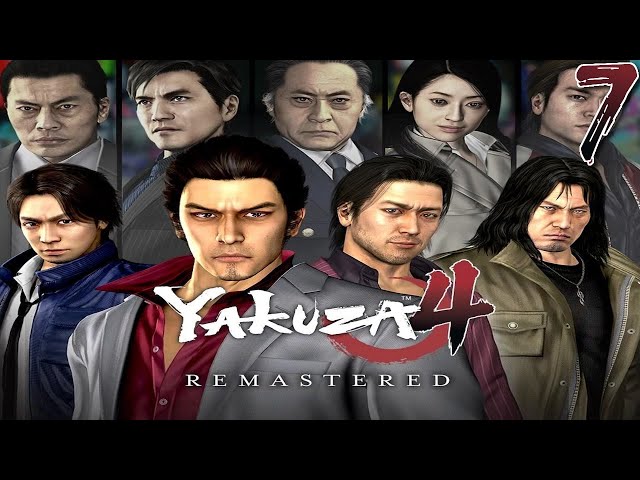 SkyFlourish Plays | Yakuza 4 Remastered | Part 7 - Kiryu Kazuma, The Dragon of Dojima [VOD]