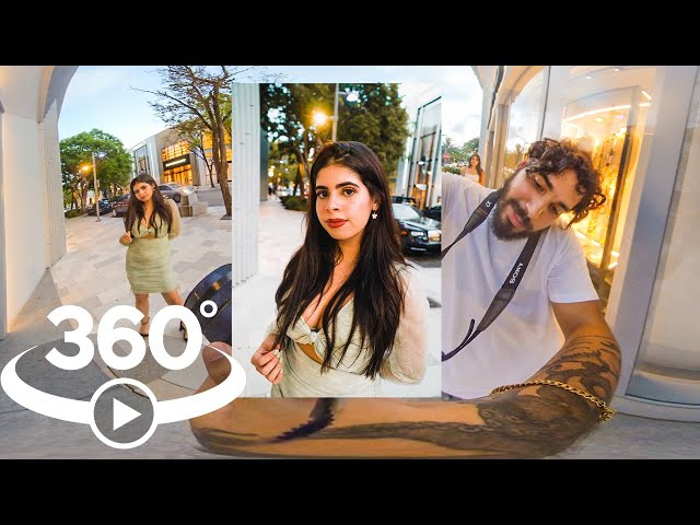 Taking Pictures of Strangers in 360° Video Street Portrait Photography VR