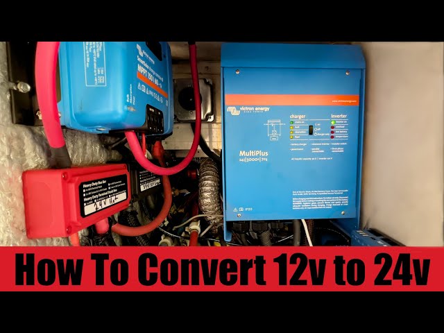 12 Volt To 24 Volt RV Electrical System Conversion | Maintenance Monday | Destinationow