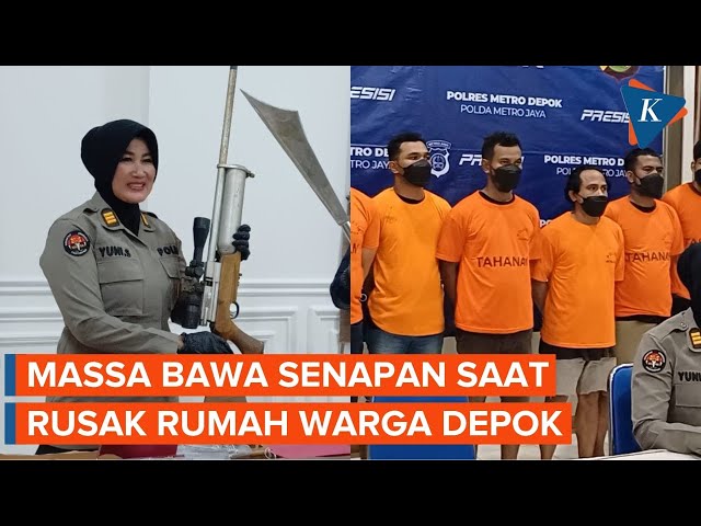 Polisi: Pengrusak Rumah Warga Depok Bawa Senpi dan Sajam