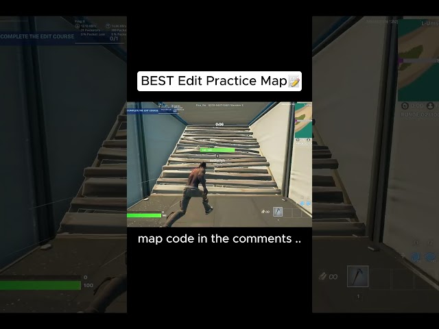 BEST Map to PRACTICE YOUR EDITS (Fortnite Chapter 5 Season 4)