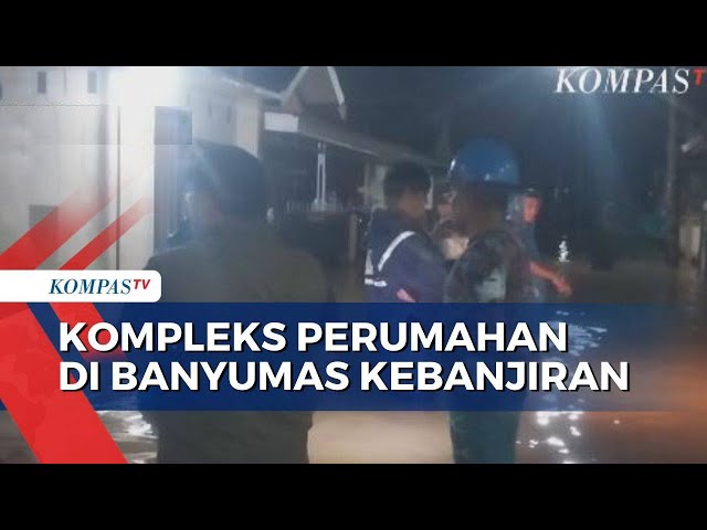 Hujan Deras Sebabkan Banjir di Banyumas, Puluhan Rumah di Kompleks Terendam Air