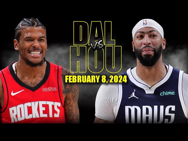 Dallas Mavericks vs Houston Rockets Full Game Highlights - February 8, 2025 | NBA Regular Season