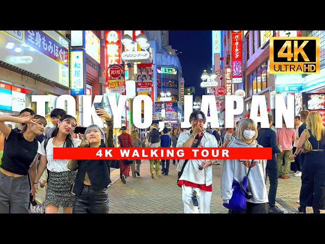 🇯🇵 Tokyo, Japan Night Life - Shibuya Night Walk - Muiyashita Park Roof Party [4K HDR 60fps]