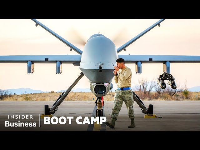 How Air Force Drone Pilots "Fly" The $32 Million MQ-9 Reaper Drone | Boot Camp | Business Insider