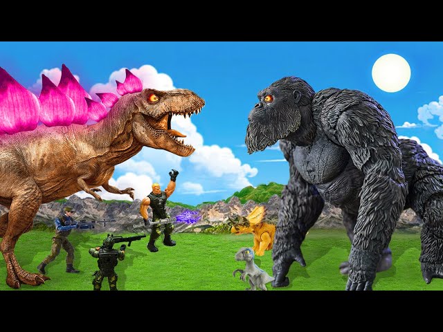 Jurassic World Dinosaur Attack | Jurassic Park Fan-Made Film | King Kong Vs T-rex |Dinosaur 3D Movie