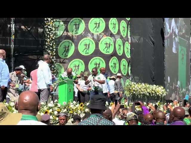 Jacob Zuma dancing to the Song Bagwaze Mkhonto - MK Party 1 Anniversary