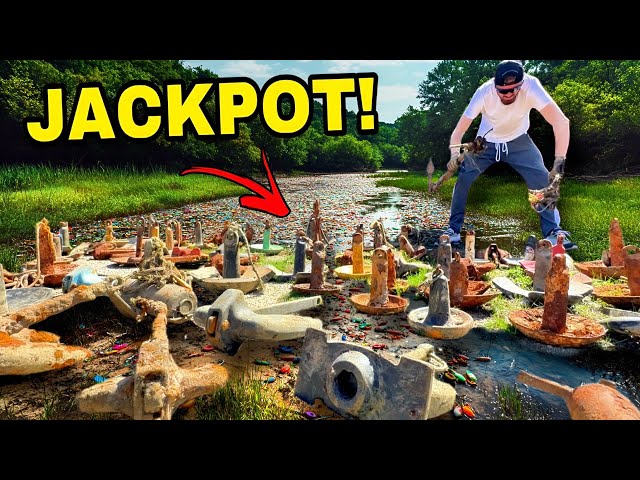 30 Years I’ve NEVER Found A Magnet Fishing Jackpot Bigger Than THIS!!! *INSANE*