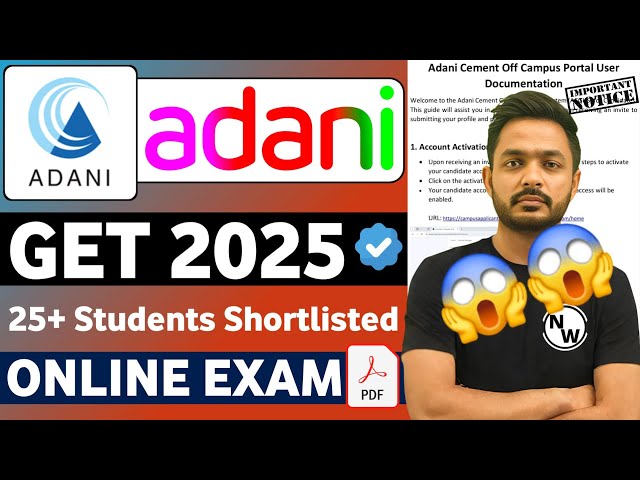 Adani GET Hiring Updates 2025 | Important Notice Adani GET 2025| Adani Recruitment 2025| Latest Jobs