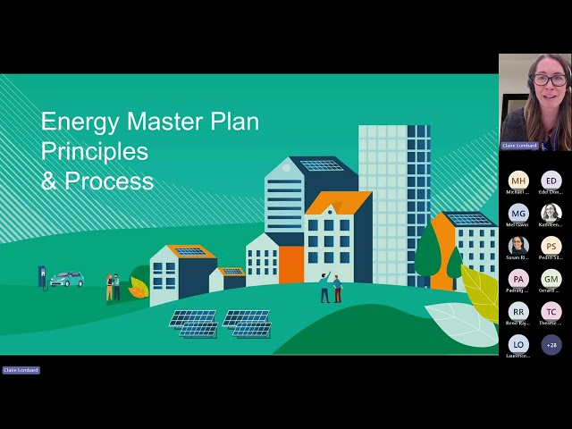 Overview of the Sustainable Energy Communities Energy Master Plan