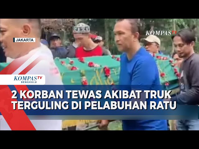 2 Korban Tewas Akibat Truk Terguling di Pelabuhan Ratu Dimakamkan di TPU Munjul Jaktim