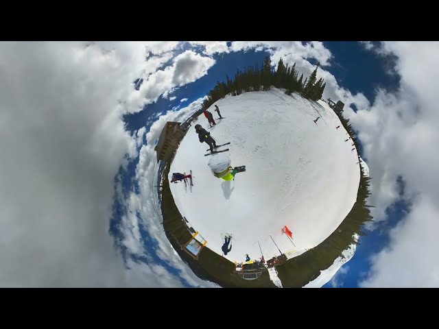 Spring Ski Run at Breckenridge - Insta360 X3 POV