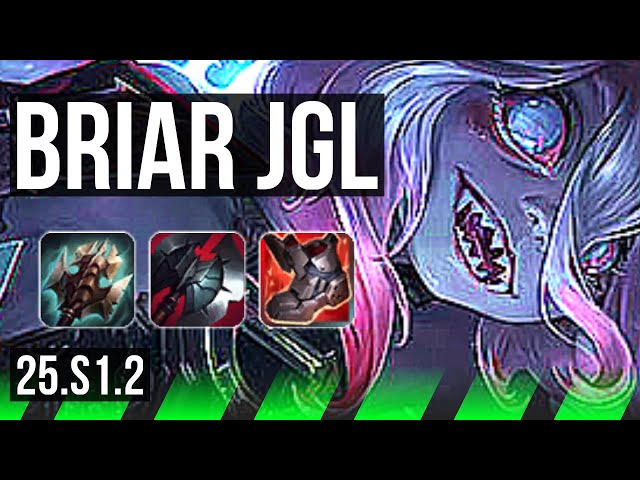 BRIAR vs NIDALEE (JGL) | Rank 2 Briar, 1400+ games | KR Challenger | 25.S1.2