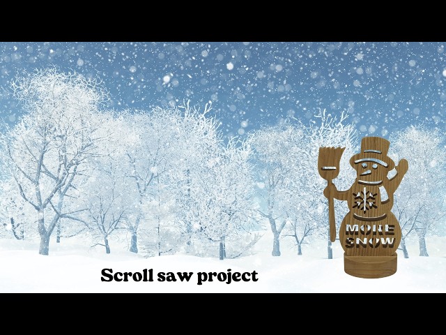 DIY Snowman Woodcraft That Will Make You Smile