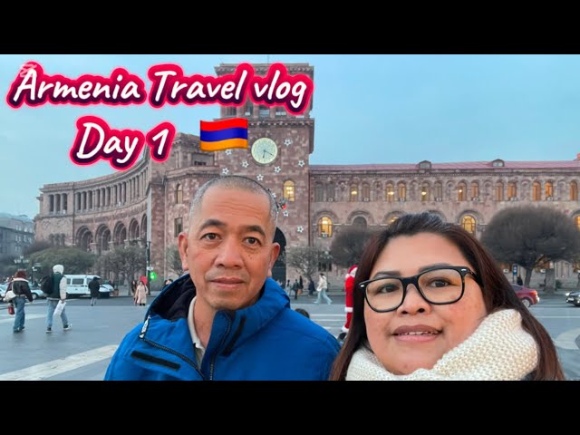 ARMENIA TRAVEL VLOG DAY 1 | WALKING TOUR AT REPUBLIC SQUARE YEREVAN ARMENIA 🇦🇲 ​⁠​⁠