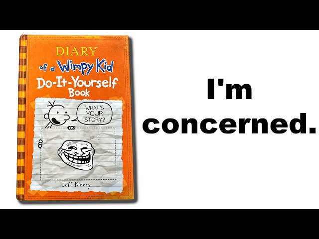 Reading Someone Else's Old Wimpy Kid: Do It Yourself Book #5