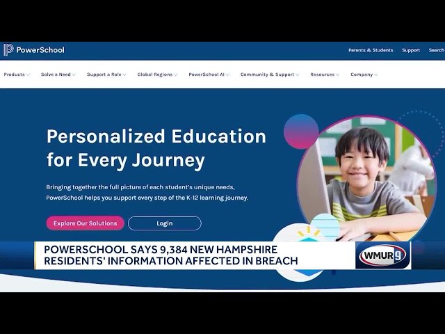 PowerSchool says over 9,000 New Hampshire residents' information affected in software breach