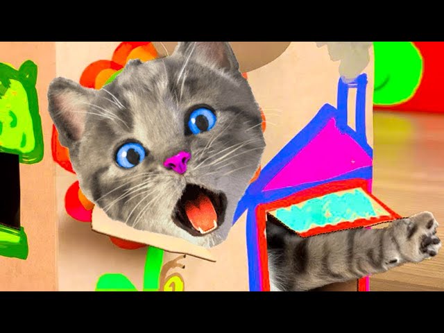 CARTOON LITTLE KITTEN ADVENTURE EDUCATIONAL VIDEO FOR TODDLERS NURSERY TALES