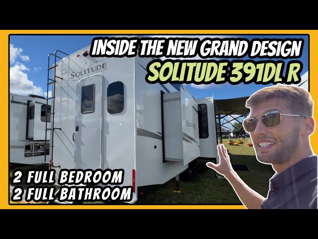 Inside the 2023 Grand Design Solitude 391DL R | 2 Full Bedroom Fifth Wheel RV with a Loft