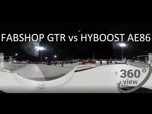 SRMS: Fabshop 1300hp GTR vs  Hyboost Fab AE86