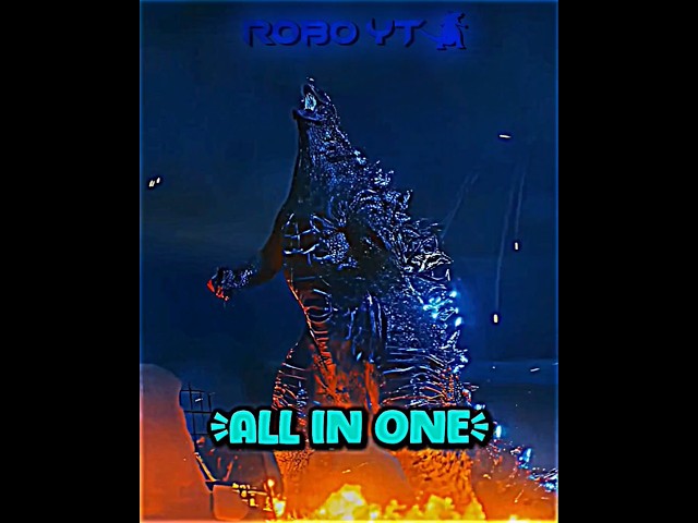 GODZILLA "ALL IN ONE" EDIT! #shorts #fyp #godzilla #monsterverse