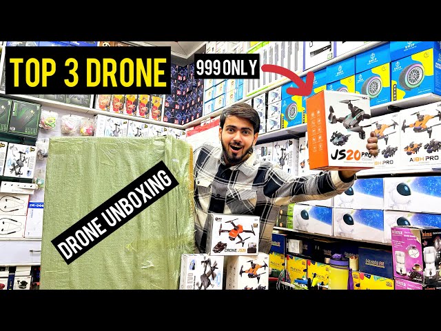 Drone Unboxing Video JS29 Drone A18H Pro Drone 998 EVO Drone With Full Specification Top 3 Drone