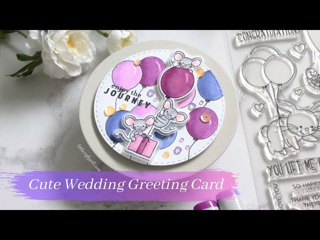 Cute Wedding Greeting Card