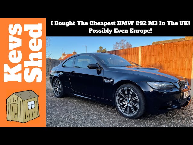 I Bought The Cheapest E92 M3 In The UK! Possibly Even Europe!