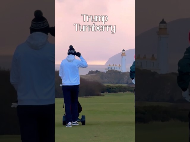 🏌️‍♂️Trump Turnberry Golf! ICONIC! Who would you take?  #golflife #trump #scotland #golfing