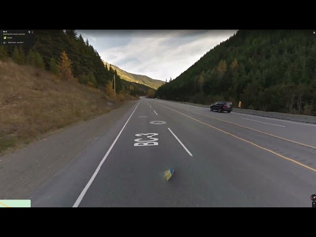 Google Street View Hyper-lapse Test – BC, Canada