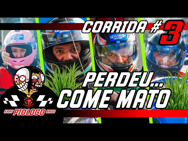 KART PIOLOGO BROS  3 - CURVA DA MORTE, RODOU 14 VEZES E COMEU MATO - CPAK KNO #corridadekart