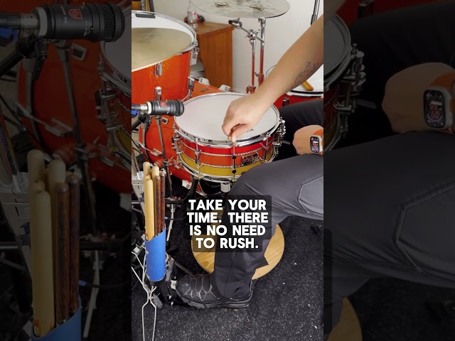 How do you get this kind of #snare #drum sound? #shorts #short #drums #sound #tune #tuning #tone