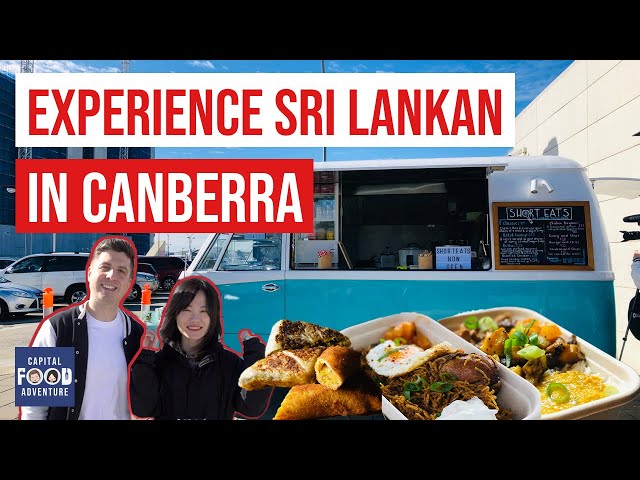 We try Sri Lankan food for the first time | Short Eats Sri Lankan Van | what to do in Canberra