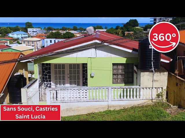 360° Tour of a Versatile Investment Property in Sans Souci, Castries 🏡✨