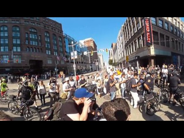 360° Video: Republican National Convention 2016: Stop police brutality march