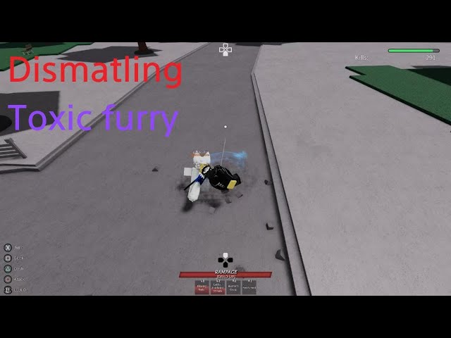 destroying toxic furry