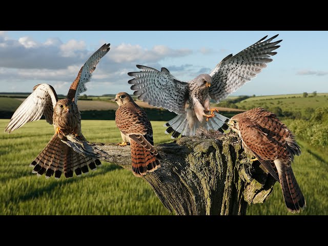 Kestrel Dad Raises Chicks Alone After Mum Disappears | Full Story | Mr & Mrs Kes | Robert E Fuller