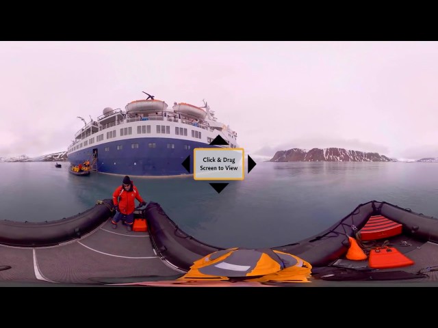 Arctic: Spitsbergen Zodiac Cruising (360° VR)