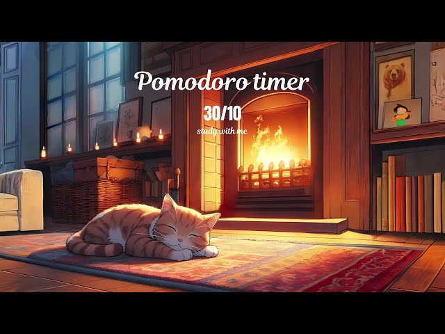 ✨ Focus & Relax Pomodoro Timer | Aesthetic & Cozy Ambience ✨