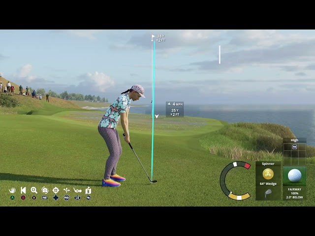 EA SPORTS™ PGA TOUR™ : almost sunk a spinner.