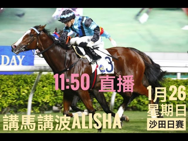 「講馬講波Alisha」賽馬日直播 - 2025年1月26日直播