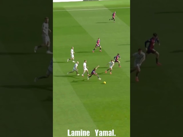 Lamine Yamal Dribbling like prime Messi💀 #football #messi #skills #soccer #lamineyamal  #neymar