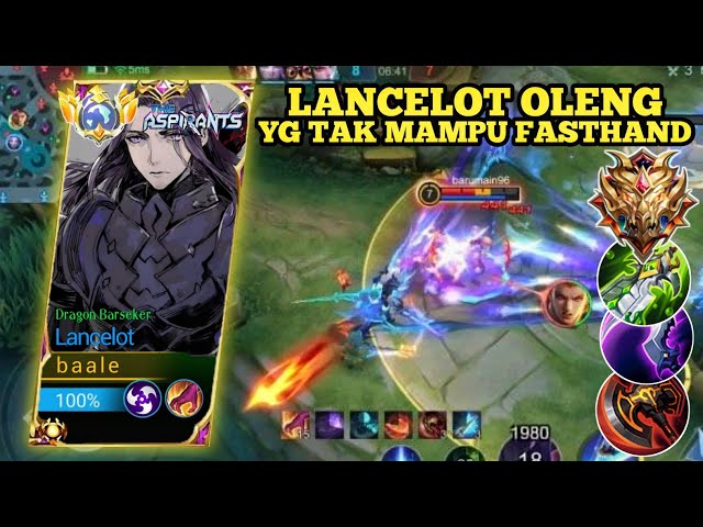 GAMEPLAY LANCELOT OLENG YG TAK MAMPU FASTHAND - MLBB