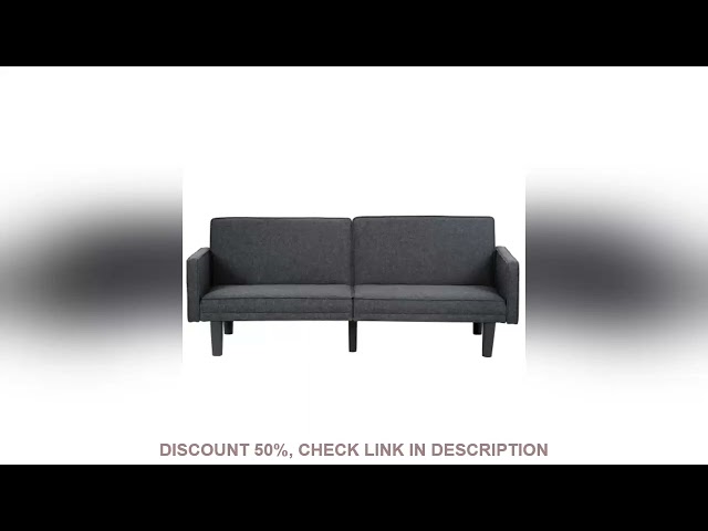 Futon Sofa Bed Convertible Sectional Sleeper Couch, living room sofa Loveseat Bed with Tapered Legs