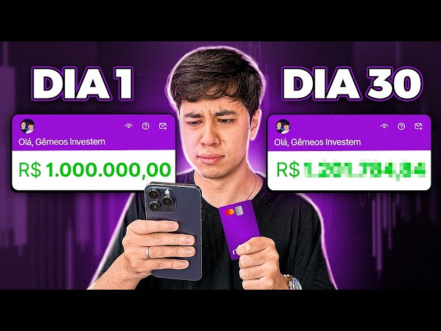 COLOQUEI 1 MILHÃO DE REAIS NO NUBANK DURANTE 30 DIAS! QUANTO RENDEU?